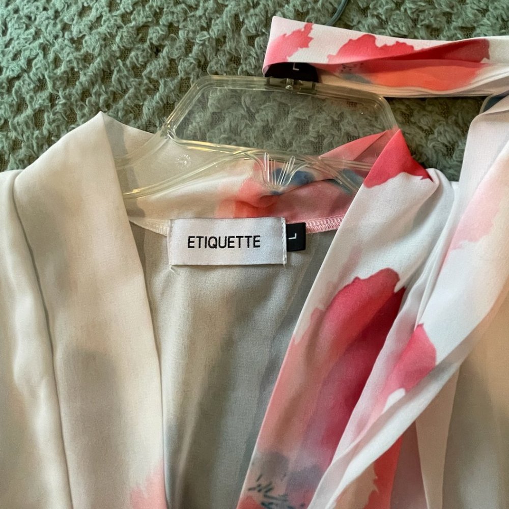 Etiquette Large Romper